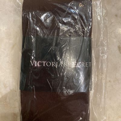 NOS Victoria’s  Secret Matte OPAQUE  Tights Pantyhose  Canada Made Brown S M